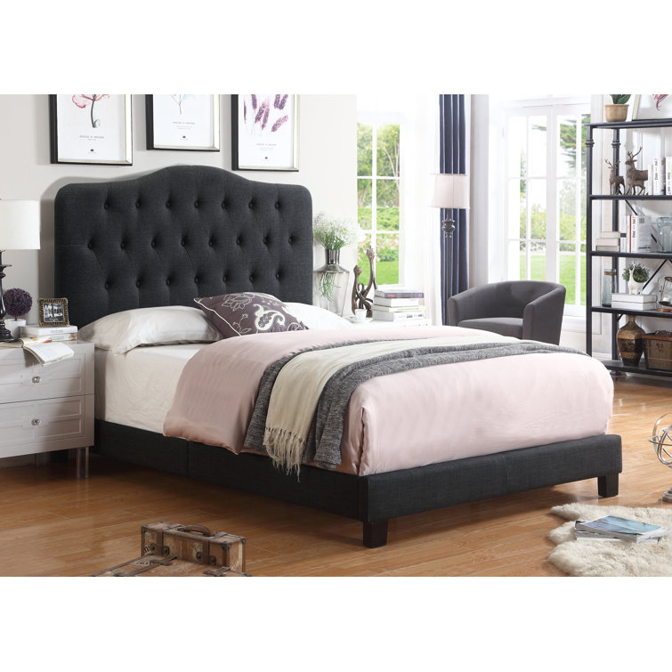 Winston Porter Indy Upholstered Bed & Reviews Wayfair Canada